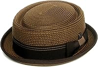 Vista 1 de DASMARCA Sombrero de cerdo retro de paja de papel de verano para hombre