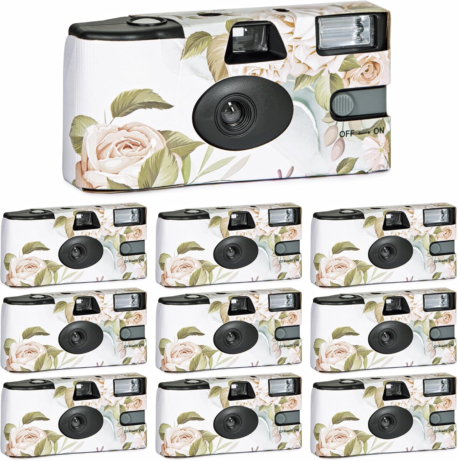 1Shot Disposable Camera Bulk - 10PCS Wedding & Party Film Camera - ISO400 35mm