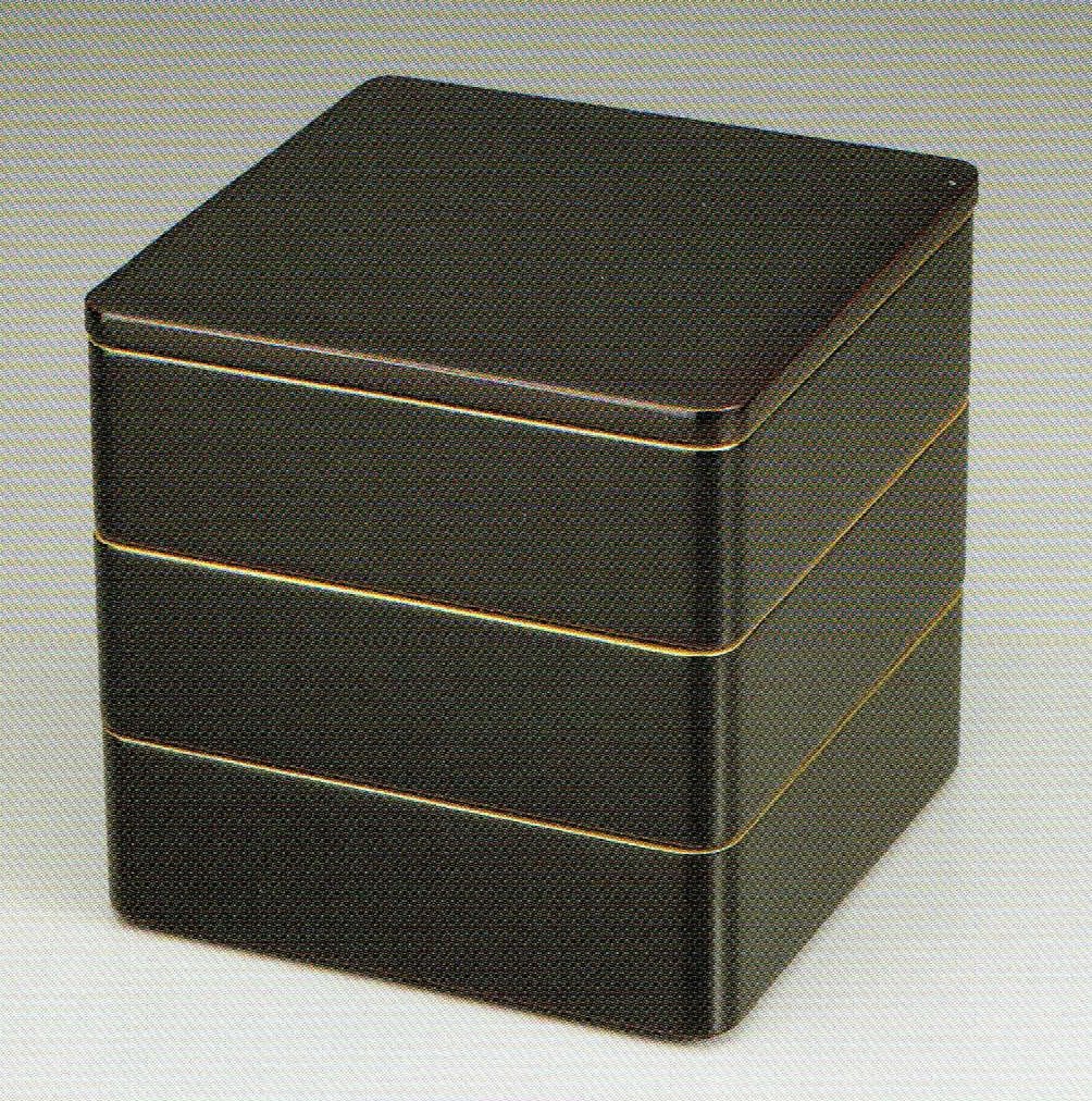 漆塗　重箱 楽天市場】重箱 漆塗り 5寸 胴張 三段重 朱 モダン 漆器 日本製