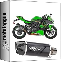 Arrow Exhaust Indy Race Evo Black Aluminium Carby End Cap Compatible with Kawasaki ZX-4R 2024 Mototopgun 71963AKN