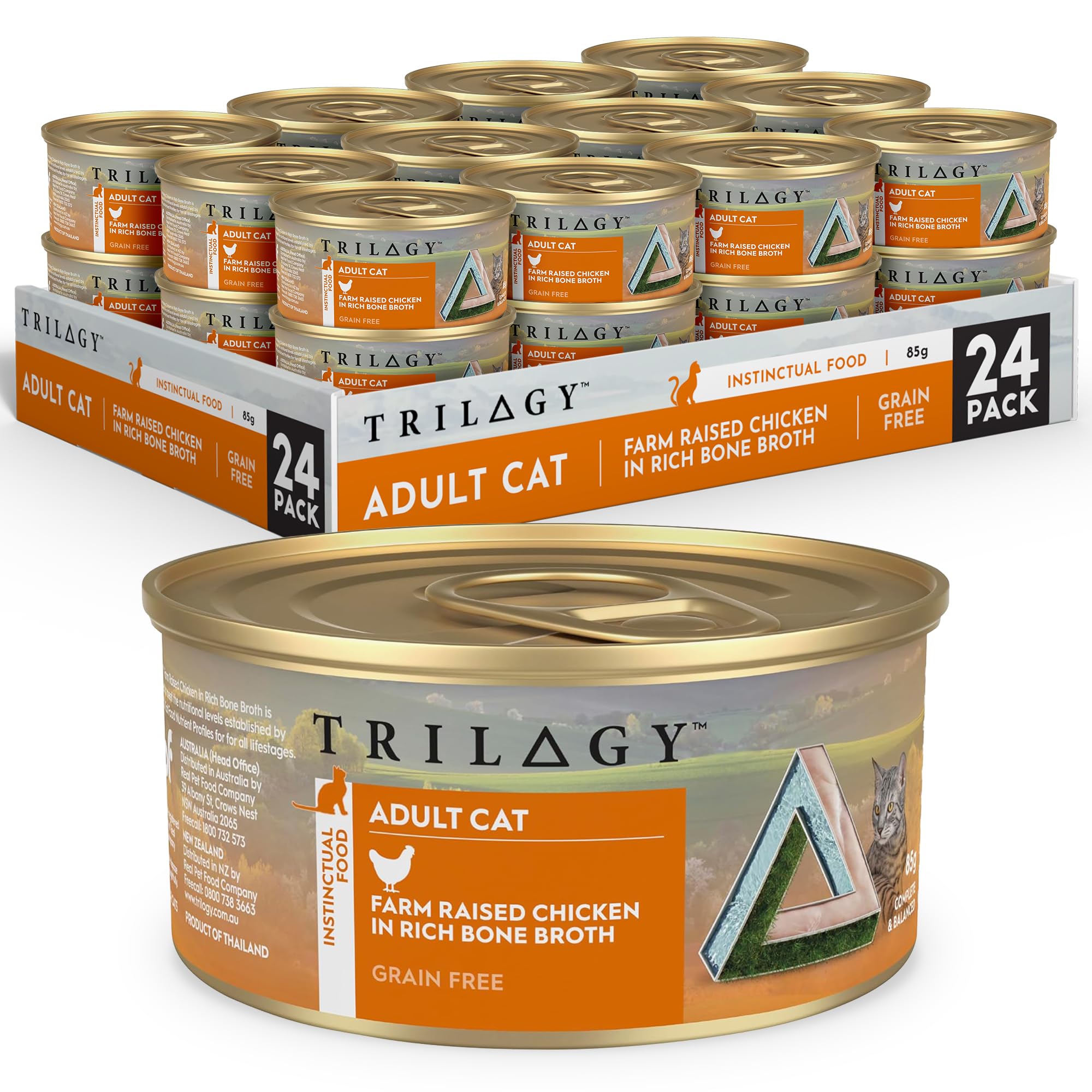 Mouse Dinners - Trilogy Bone Broth Cat Food x24