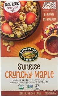 NATURES PATH Organic Gluten Free Crunchy Maple Sunrise Cereal, 10.6 OZ