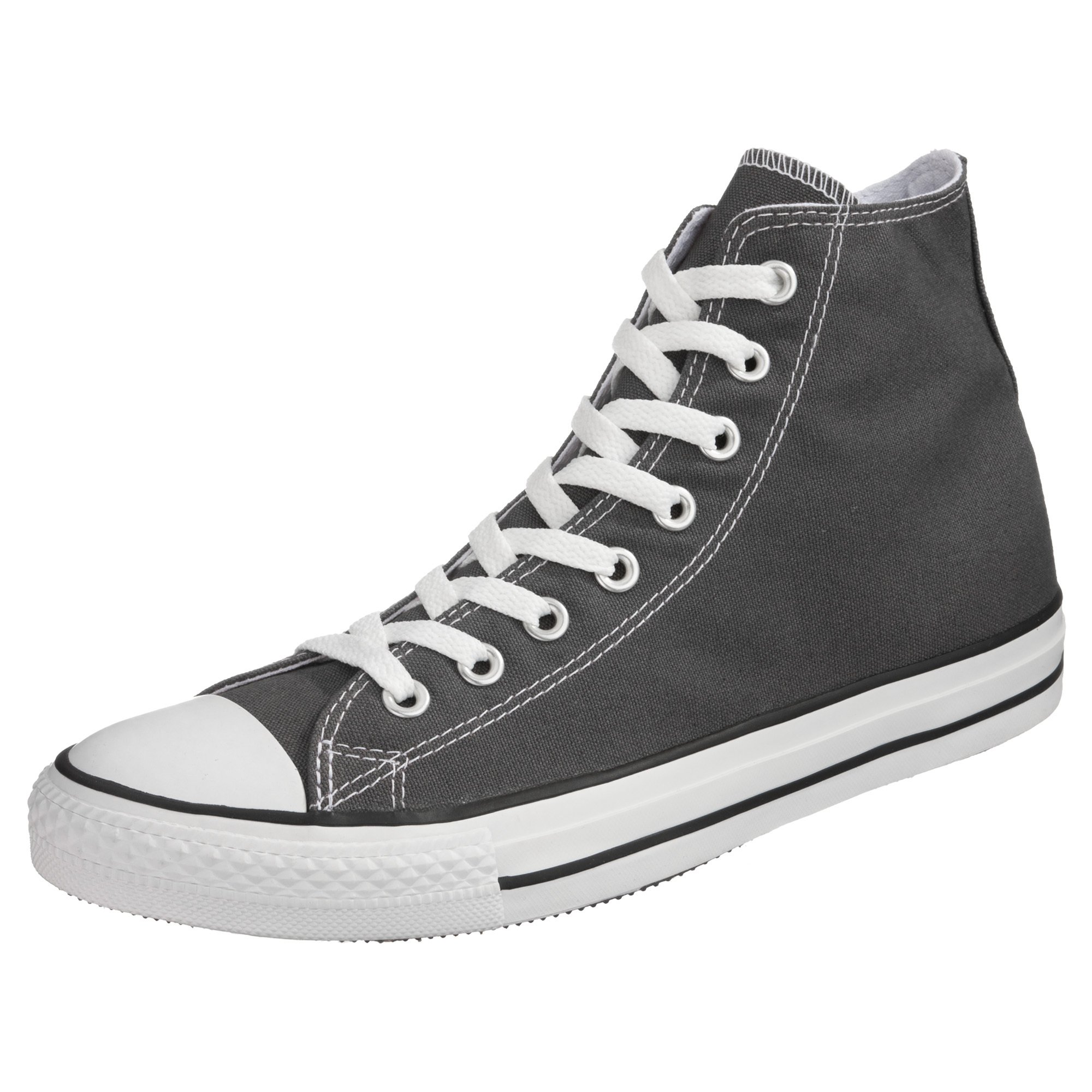 Converse AS Hi Can Charcoal 1J793 - Zapatillas de Deporte de Lona Unisex, Color Gris, Talla 36