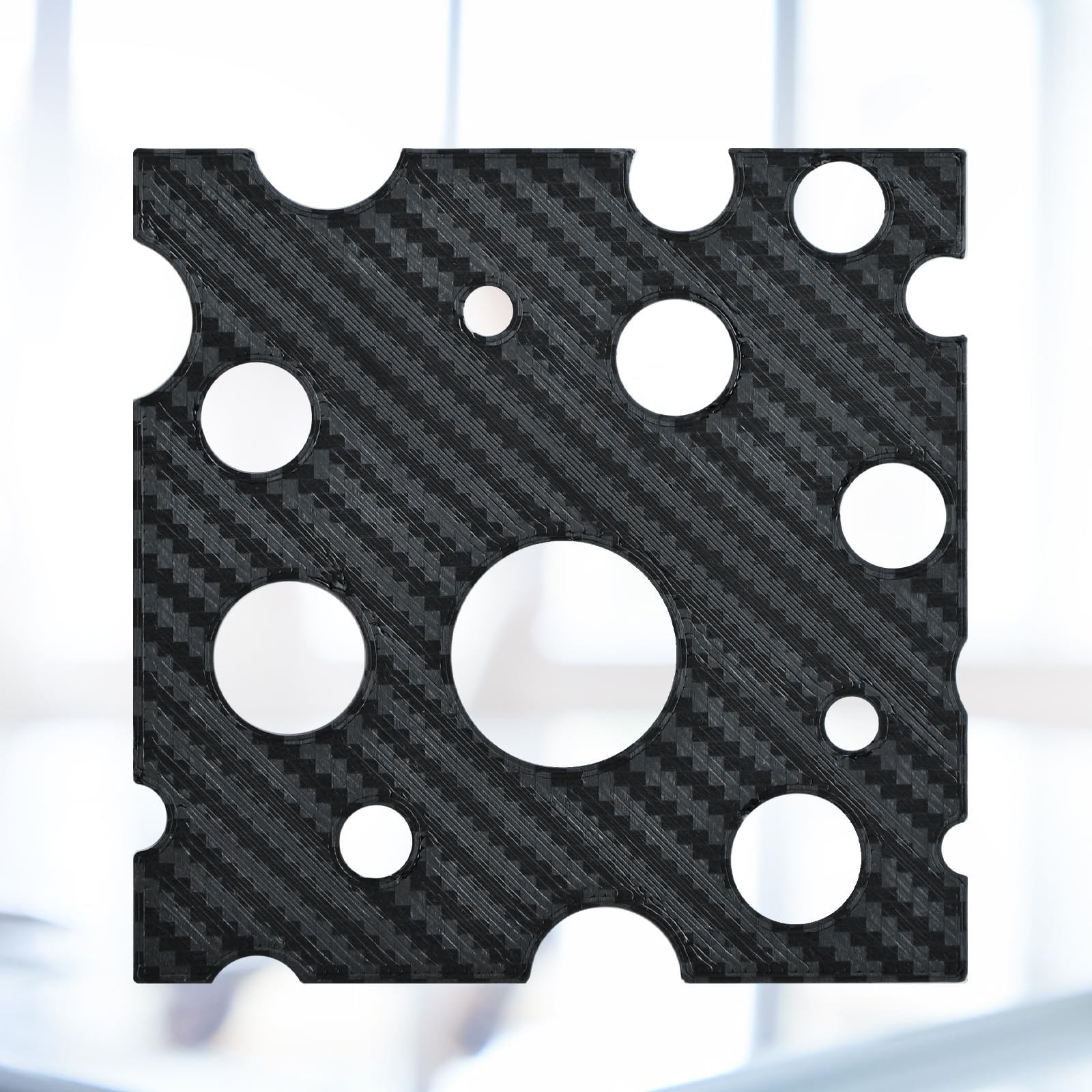 PEO (modello a diamante) & PET (modello in fibra di carbonio) Letto di stampa adesivo per stampante 3D compatibile con il laboratorio Bambu A1 P1P X1C 257mm