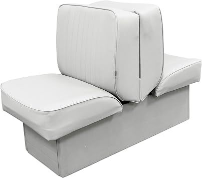 Wise 8WD707P-1-710 Deluxe Series Back to Back Lounge Seat - White