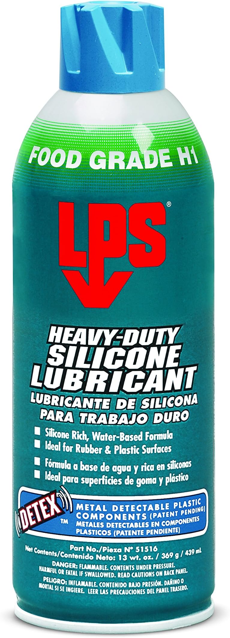 LPS Heavy-Duty Silicone Lubricant, 13 oz Aerosol (Pack of 12)