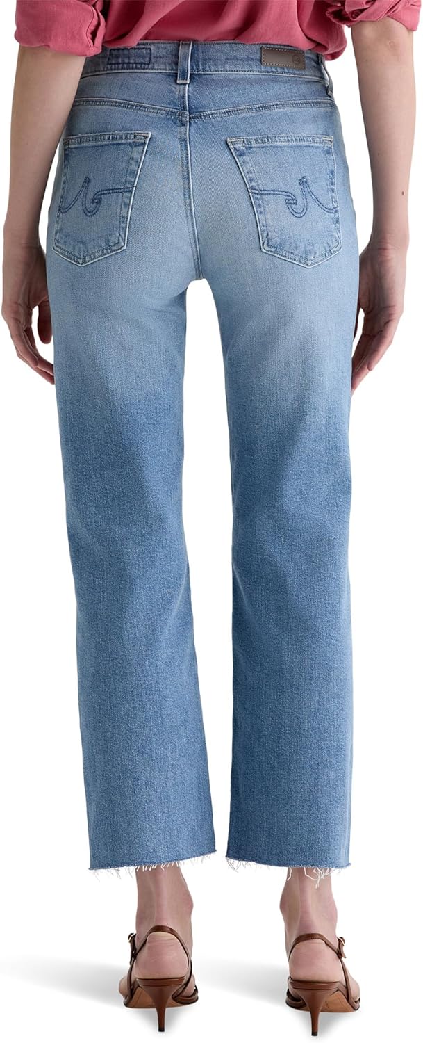 AG Womens Brinley Mid Rise Straight Crop