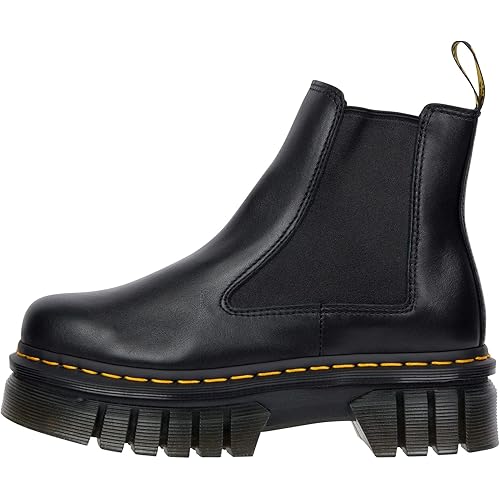 Dr. Martens womens Audrick Nappa Leather Platform Chelsea Boots