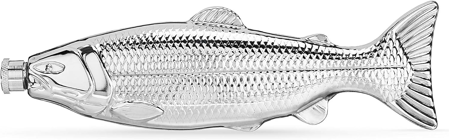 Foster & Rye Snapshot Flask - Hidden Flasks for Liquor - Camera Vintage Flask - Hip Flask Holds 11oz - Stainless Steel Set of 1