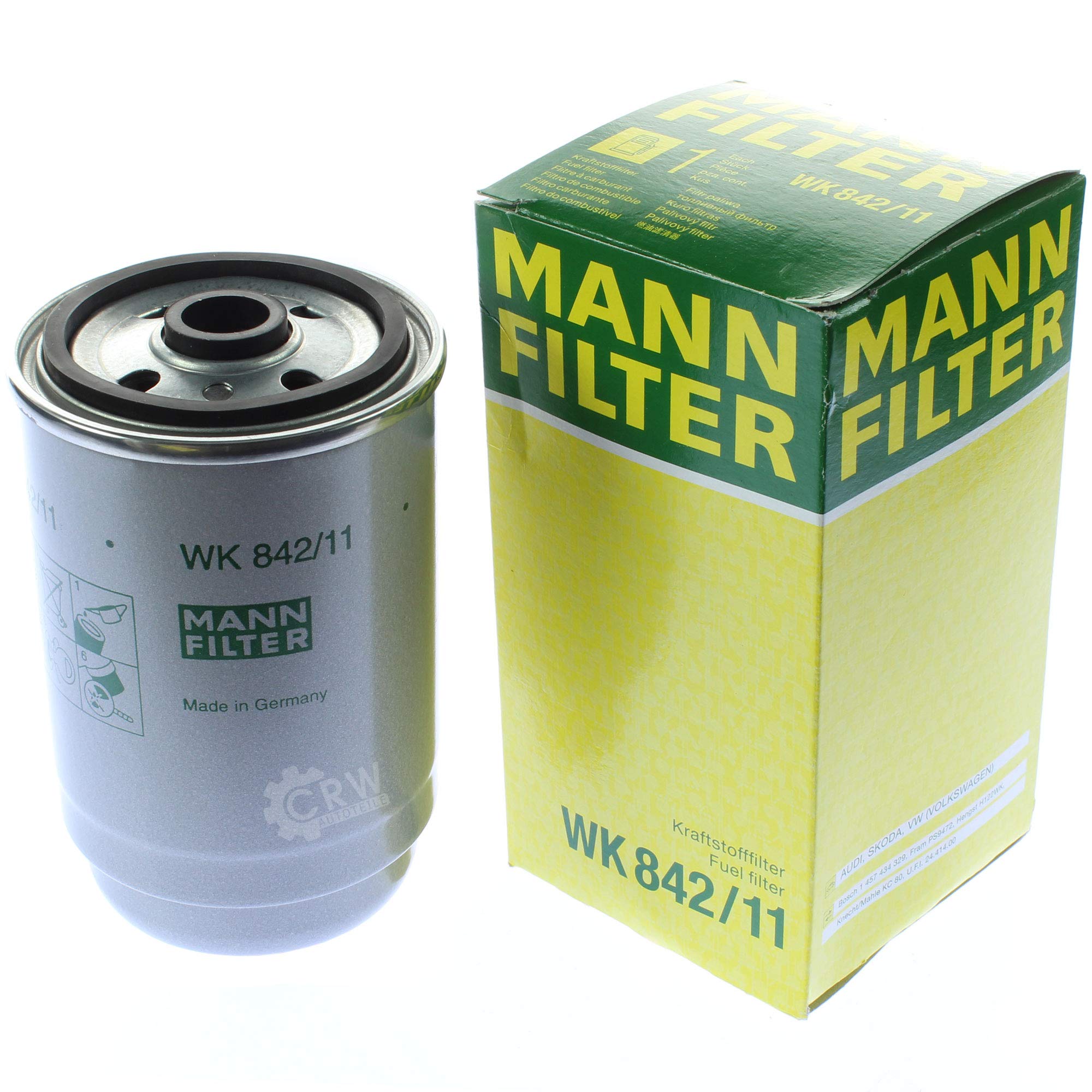 Paquete de inspección Kit de mantenimiento de filtros con filtro de aceite HU 726/2 x, filtro de aire C 26 168, filtro de combustible WK 842/11, filtro de habitáculo CU 3955, tornillo de