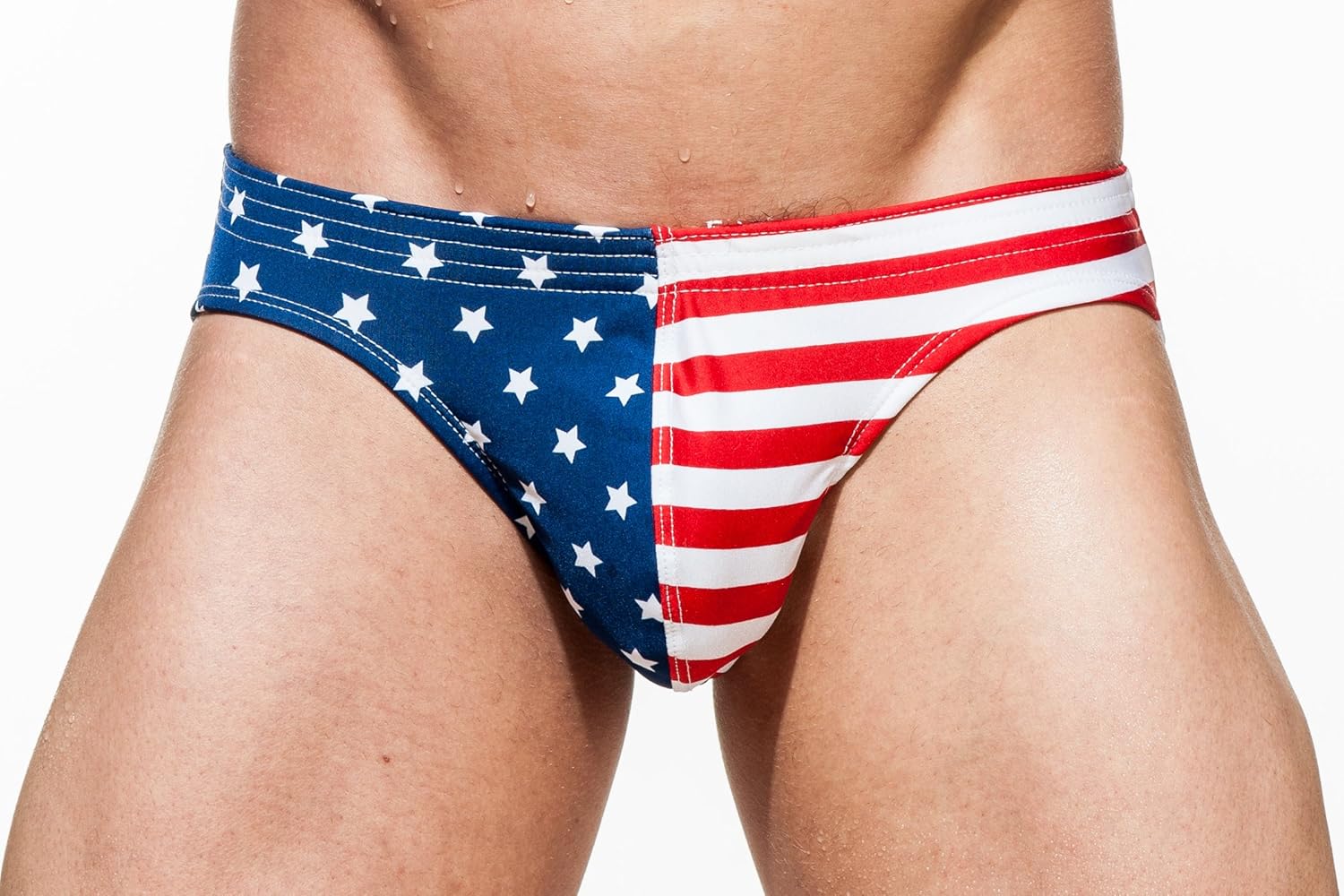 Gary Majdell Sport Mens Print Contour Pouch Bikini Swimsuit - Image 2