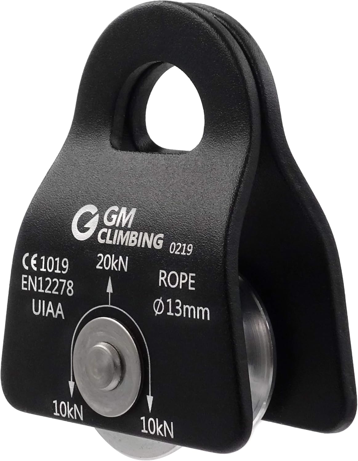 GM CLIMBING 20kN UIAA Certified Black Micro Prusik Minding Pulley 1/2" (Pack of 2(red)) : Sports & Outdoors