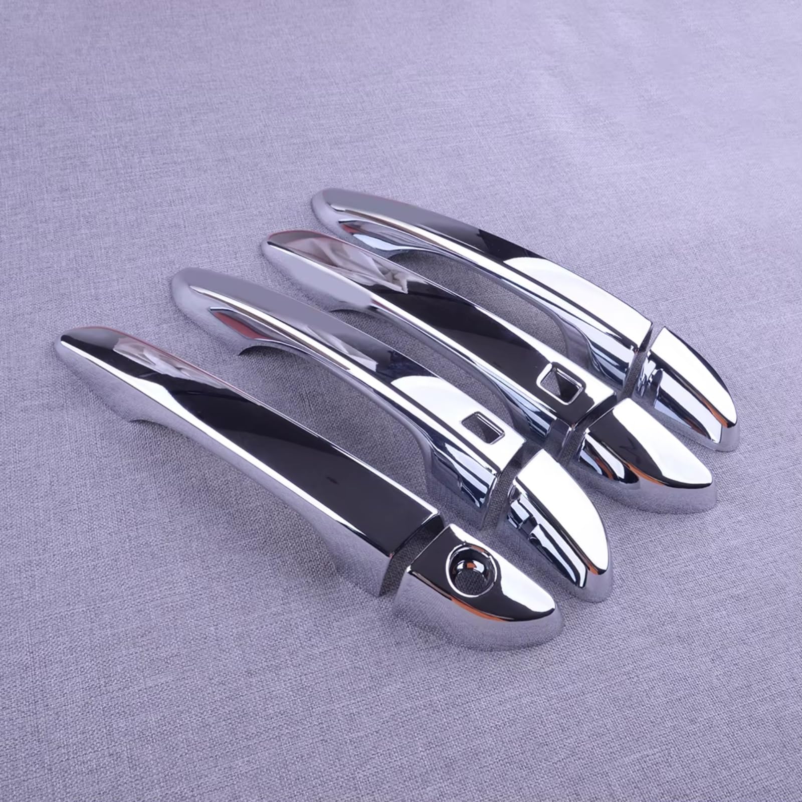 JJRFVBGT Door Handle Trim Compatible with Hyundai for Tucson 2021 2020 2019 2018 2017 2016 Chrome Trim Decor Car Exterior Door Handle Housing