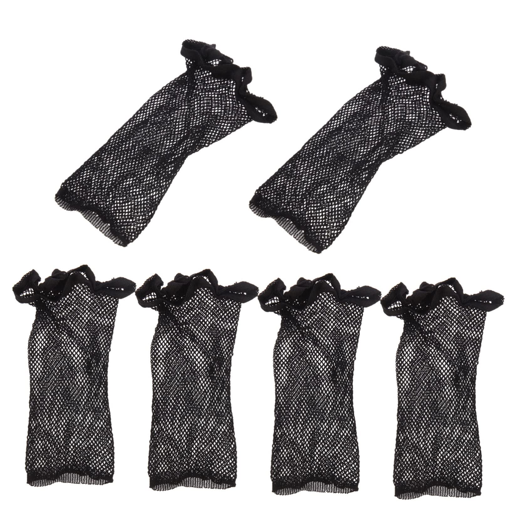 Ipetboom 8Pcs Stretchy Wig Hair Caps Mesh Net Accessories for Women Elastic Wig Nets Design for Securing Natural Hair Before Wig Application