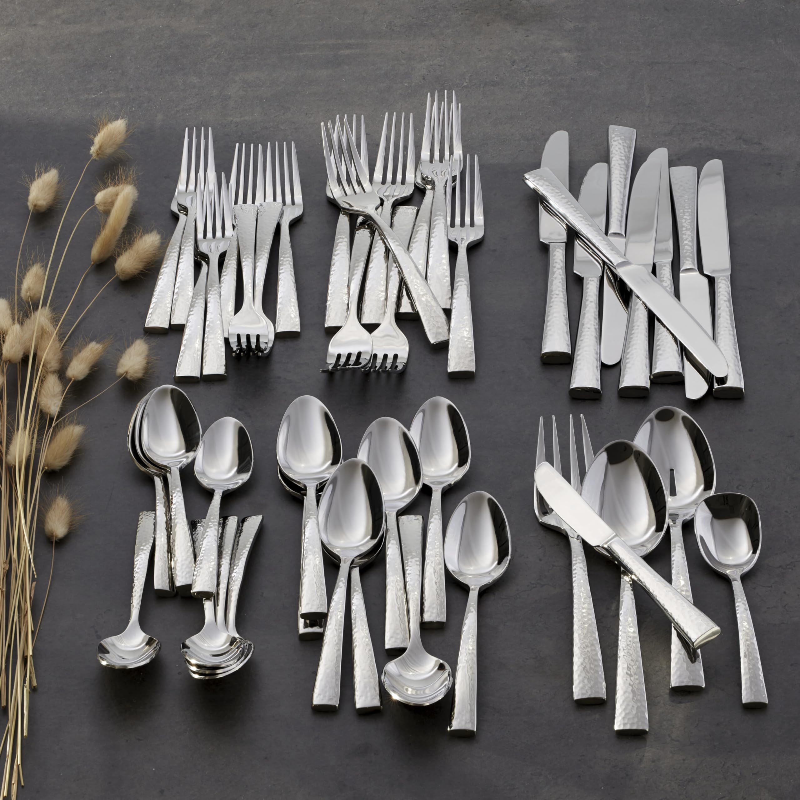 Amazon.com | Oneida F032045AL20 Cabria 45 Piece Fine Flatware Set