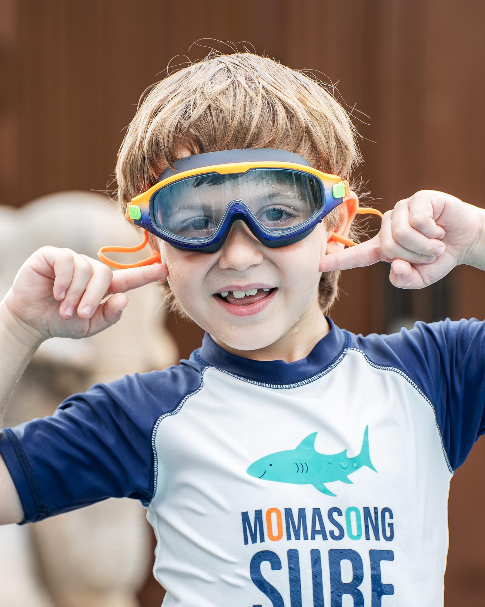 Lunettes de natation pour enfants de 6 à 12 ans, large vision, protection UV anti-buée, pas de fuite, pour garçons et filles