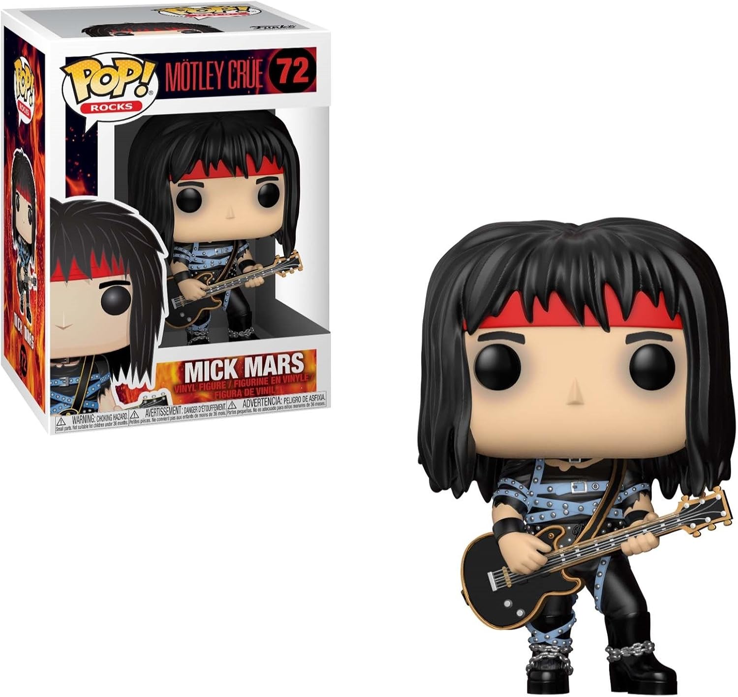 Funko POP! Rocks: Mötley Crüe Mick Mars Collectible Figure, Multicolor