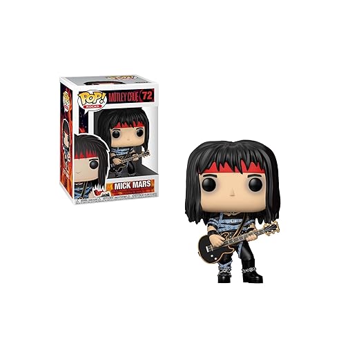 Funko Pop! Rocks: Mötley Crüe Mick Mars Collectible Figure, Multicolor