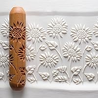 Vista 38 de MKM Pottery Tools Rodillos de mano grandes de madera para arcilla (BHR-01 Diagonal Basketweave)