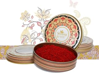 Herbay Saffron 10 gr, Finest Pure Premium Super-Negin Saffron, Spice Threads, Rare trim and Highest Grade for Tea, Paella, Rice, Desserts, No Artificial, No Preservatives, Khatam Series