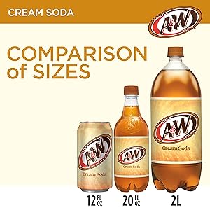 A&W Cream Soda, 12 fl oz cans, 12 pack