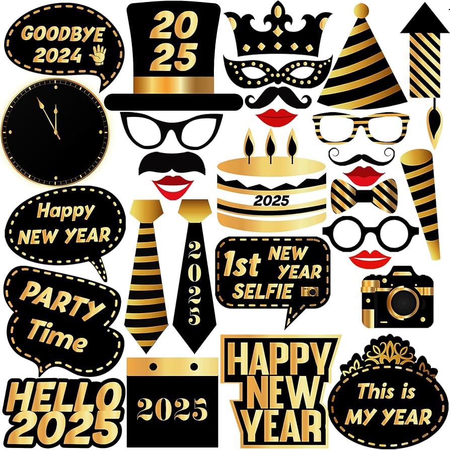 amazon-com-katchon-new-years-eve-photo-booth-props-2025-new-year-photo-booth-props-2025-new-years-eve-party-supplies-2025-happy-new-year-decorations-2025-props-new for Free Printable New Years Decorations Amazon.com: KatchOn, New Years Eve Photo Booth Props 2025 - New Year Photo Booth Props 2025 | New Years Eve Party Supplies 2025 | Happy New Year Decorations 2025 Props | New for Free Printable New Years Decorations