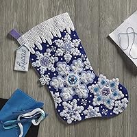 Vista 2 de Bucilla Kit de medias de copo de nieve