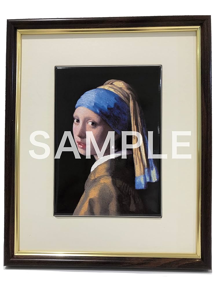 ヤン・フェルメール　真珠の耳飾りの少女205/1000 額装 複製画 ヤン・フェルメール 真珠の耳飾りの少女205/1000 額装 複製画 J