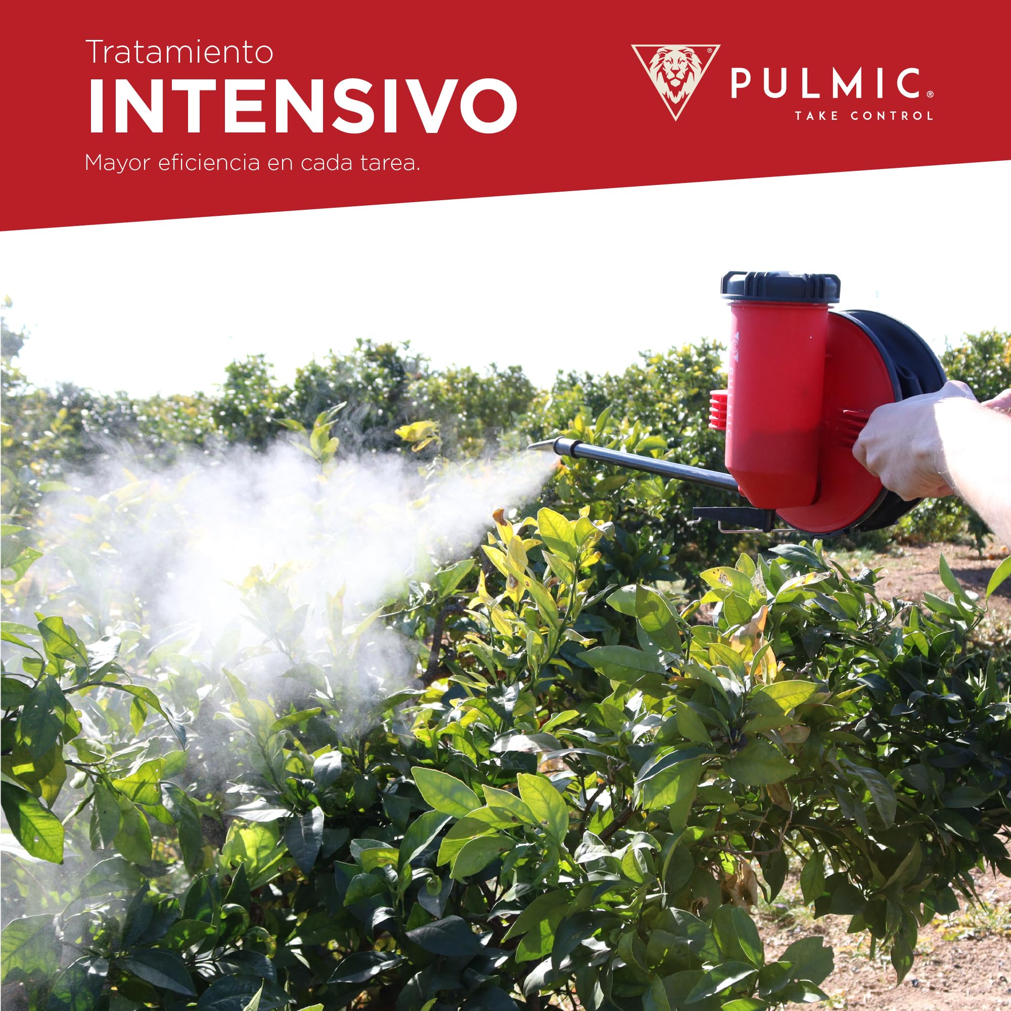 Espolvoreador Azufre, Tierra de Diatomeas e Insecticidas .Pulverizador de Polvo con Agitador, Boquilla y Tubo Orientable .Fuelle para Fumigar Polvo con Agitador. Azufradora 1,5kg Fabricado en España