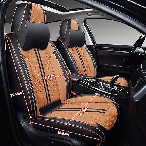 Miniatura 69 de GXT Bench Seat Cover, Premium Faux Leather Bench Seat Covers for Trucks - Universal Fit for Most Sedans SUV Pick-up Truck, Durable for Long Lasting
