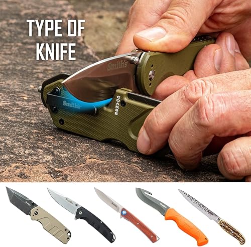 Miniatura 5 de Smith's 50981 Pocket Pal - Afilador de cuchillos PP1-OD verde