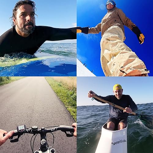 Vista 6 de HSU Soportes adhesivos para casco, planos + curvos 3M adhesivos compatibles con GoPro Hero 13/12/11/10/9/8/7/6/5 AKASO Campark DJI Osmo Action 4/3