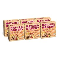 Vista 12 de Nature's Bakery Barritas de avena desmenuzada, fresa, fruta real, veganas, sin OMG, barra de desayuno, 1 caja con 6 barras, 6