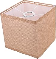 Vista 1 de DOITOOL Pantalla cuadrada de tela de repuesto elegante accesorio para lámparas de mesa, fácil de instalar, se adapta a bombillas para dormitorio