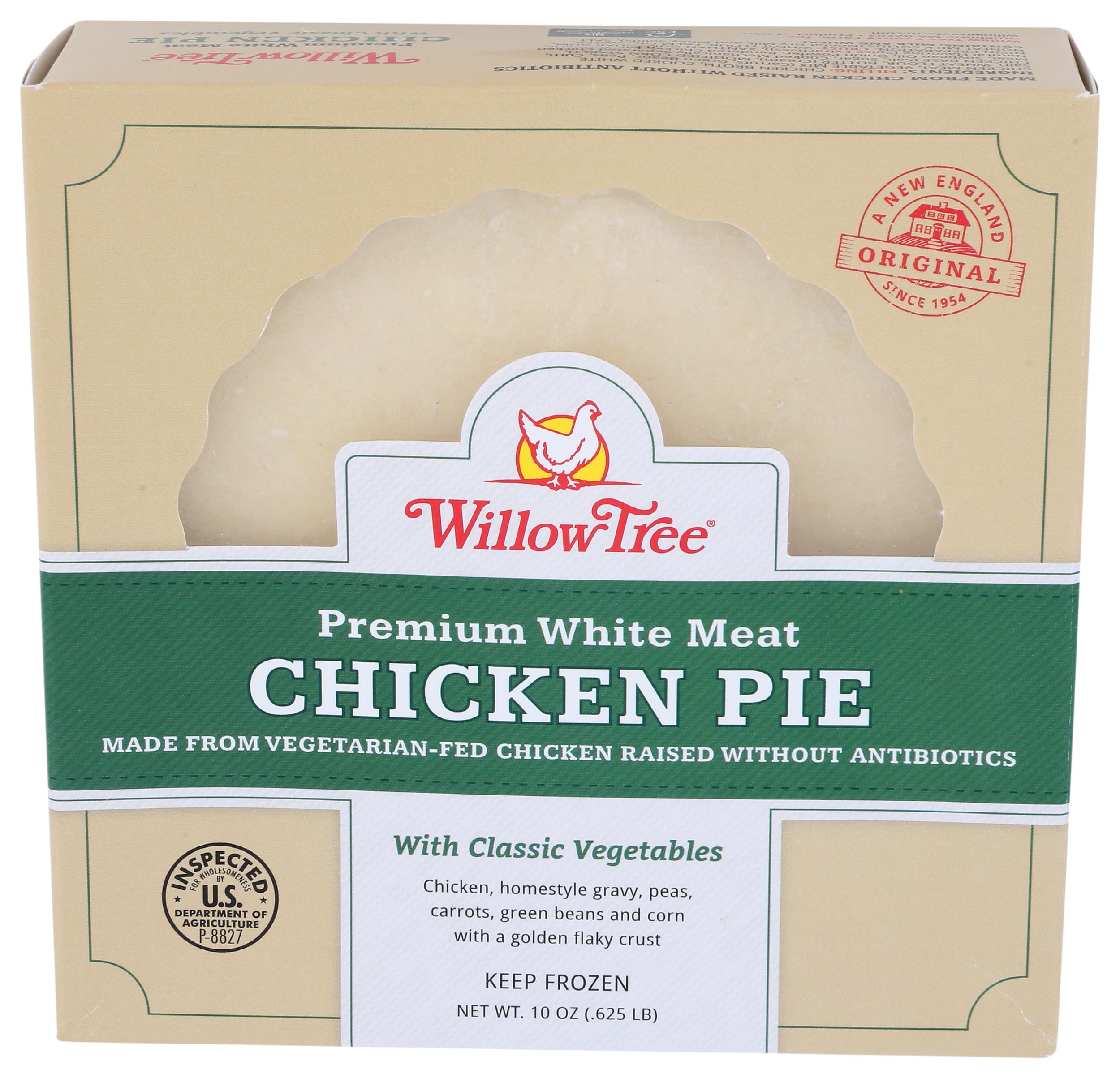 WILLOW TREE FARM Chicken Pot Pie with Vegetables, 10 OZ