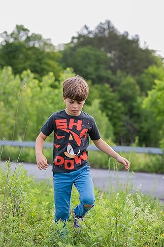 Miniatura 3 de SEGA Sonic the Hedgehog Knuckles Shadow Tails - Paquete de 4 camisetas para niños pequeños y grandes