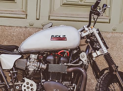 Miniatura 7 de 2 emblemas Fuck IT Edition, insignias Fuck IT versión de automóvil, letras para parachoques y puerta de cajuela, calcomanía de metal para decoración