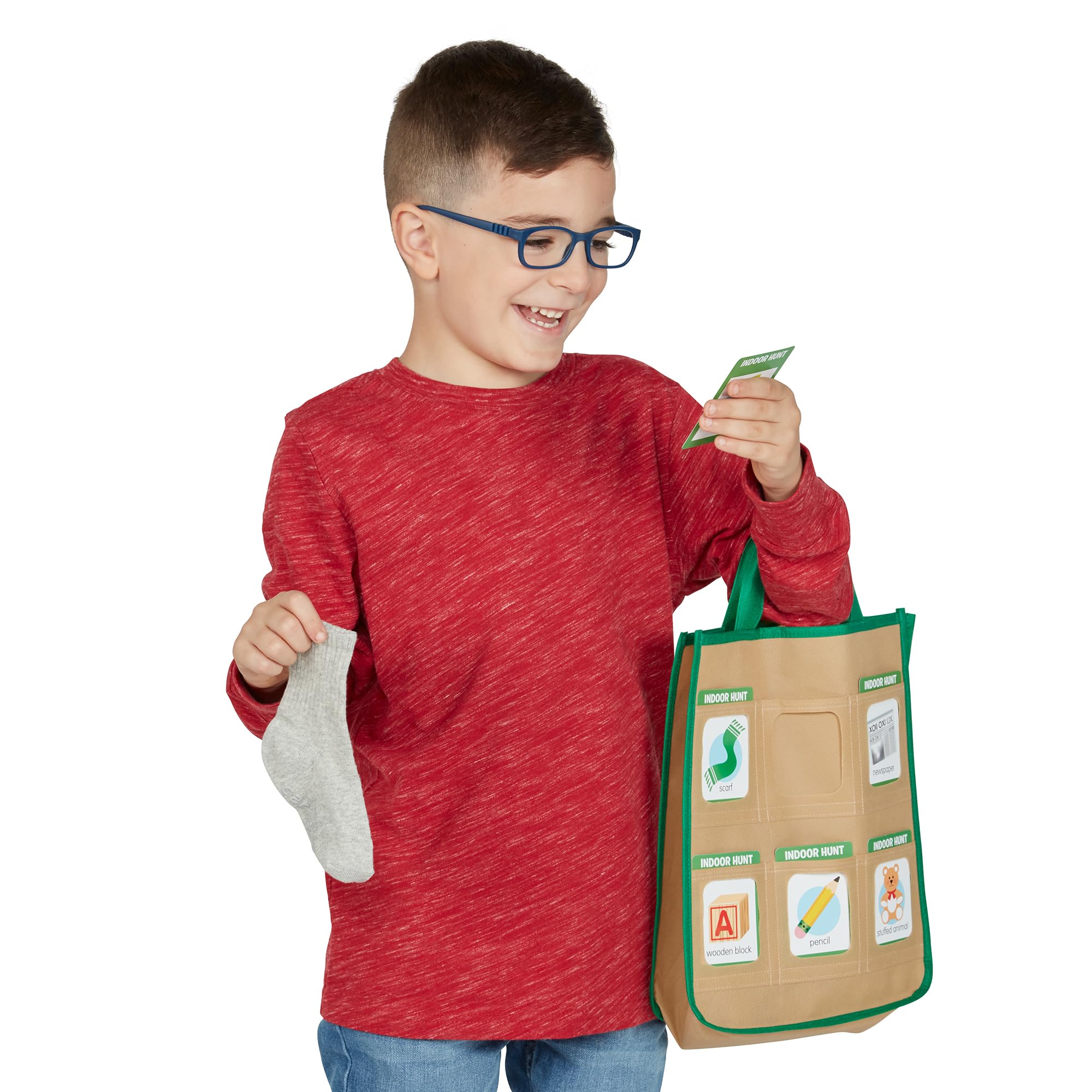 Melissa & Doug |Esploriamo Il Set di Giochi di Caccia al Tesoro Indoor/Outdoor | 3 Anni +