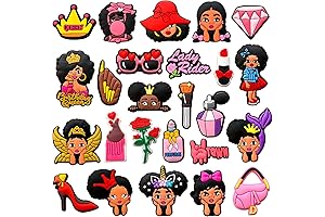 Crocs Charms Black Girl Magic 25-Piece Accessory Set