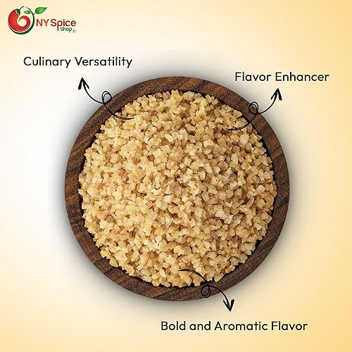 Miniatura 5 de NY Spice Shop Sal marina de ajo asado, 8 onzas con sabor natural, condimento de sal marina, mezcla culinaria fresca para condimentos de mariscos