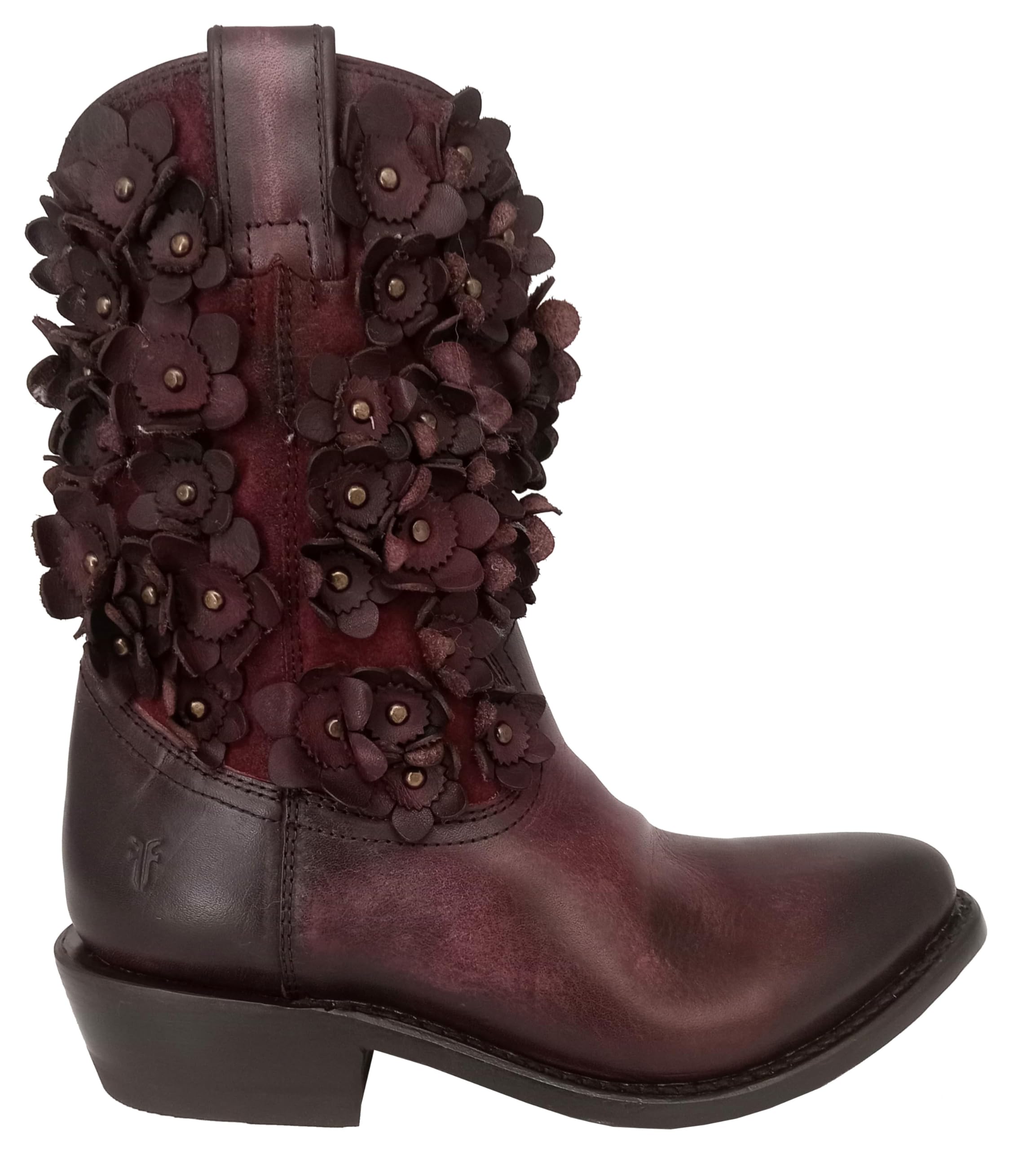 Frye Billy Flower Women's Western Ankle Boot - Stylish Leather Design with Floral Embroidery and Comfortable Fit