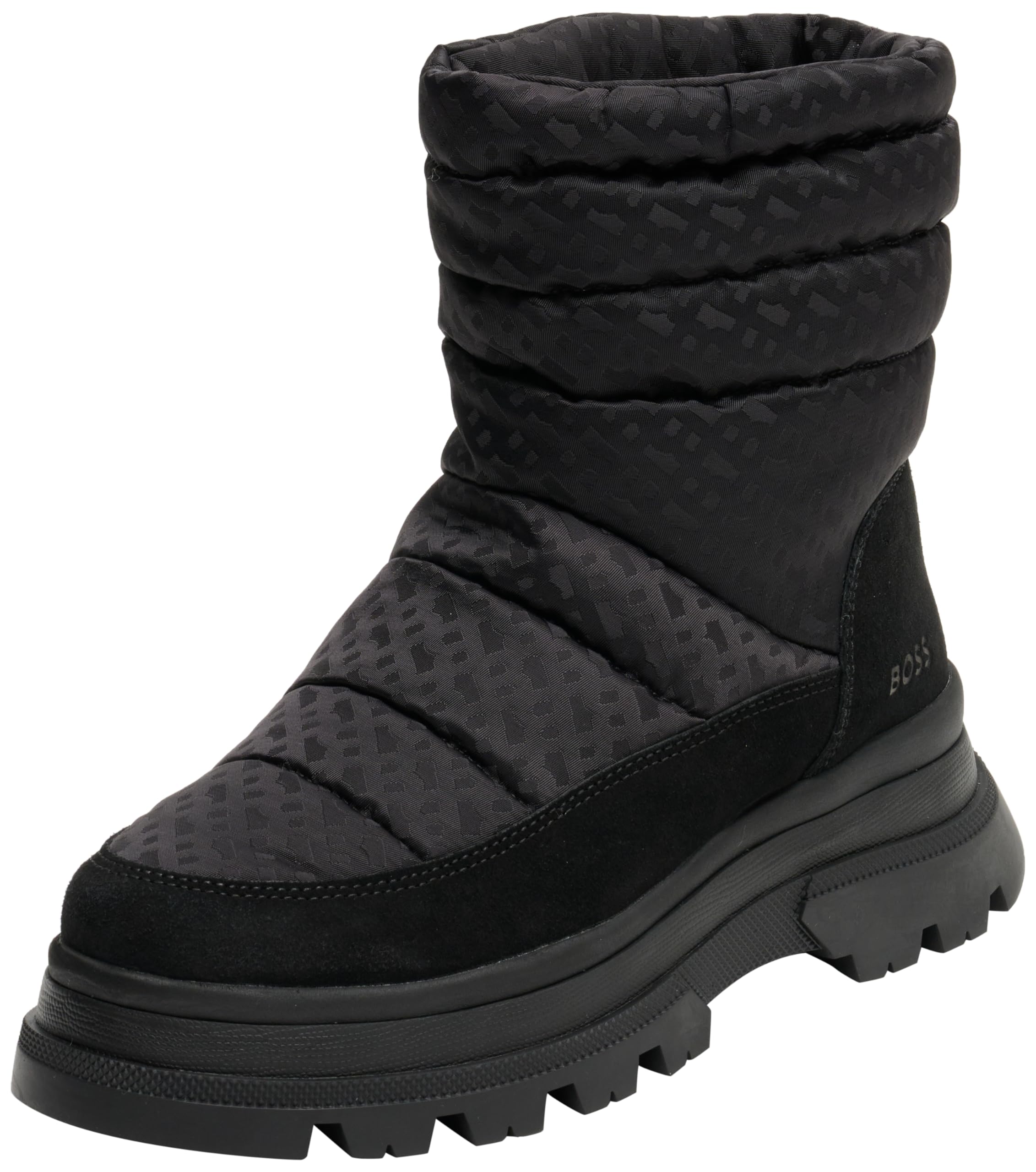 BOSS Women's Avylin_Bootie_nymn, Black, 6 UK