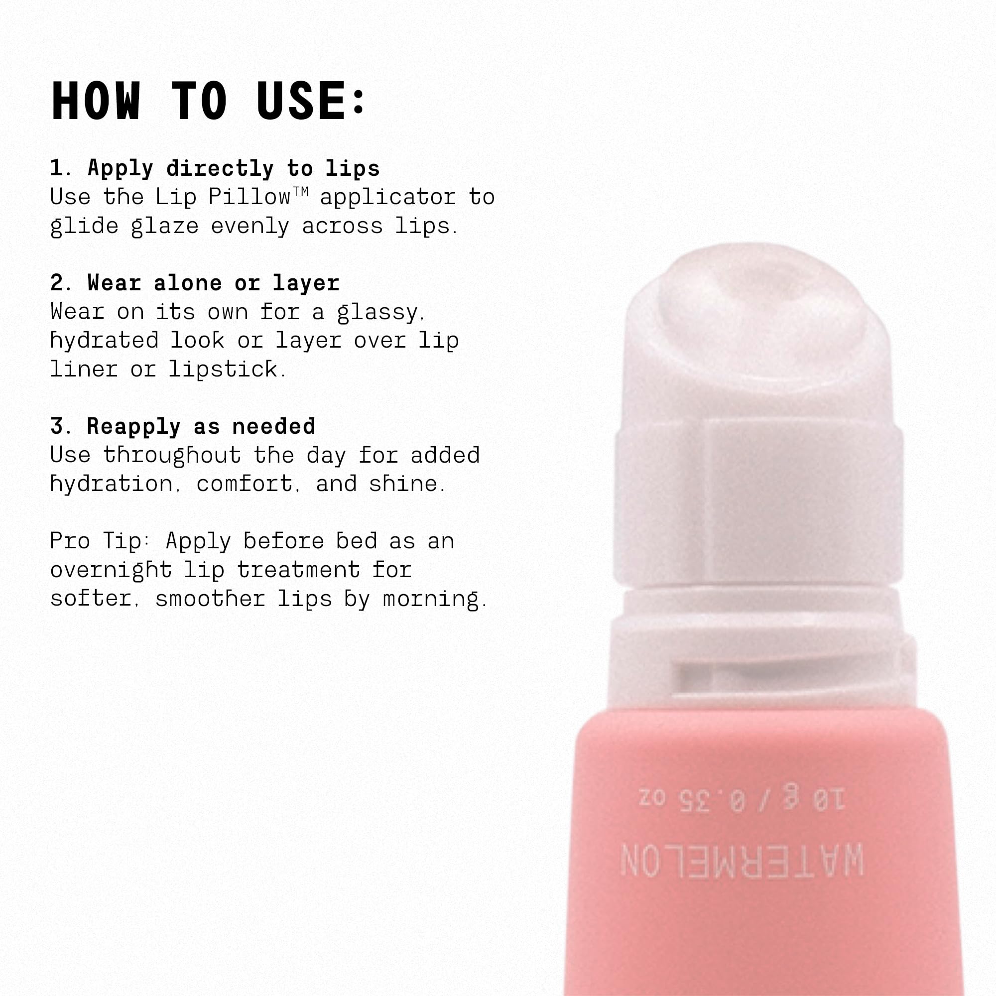 Peptide Lip Glaze Hydrating Gloss Balm with Lip-Plumping Care