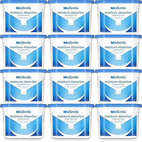 Miniatura 18 de Paquete de 6 absorbentes de humedad, deshumidificador de armario sin fragancia para baño, automóvil y sótano, cajas absorbentes de humedad Sin