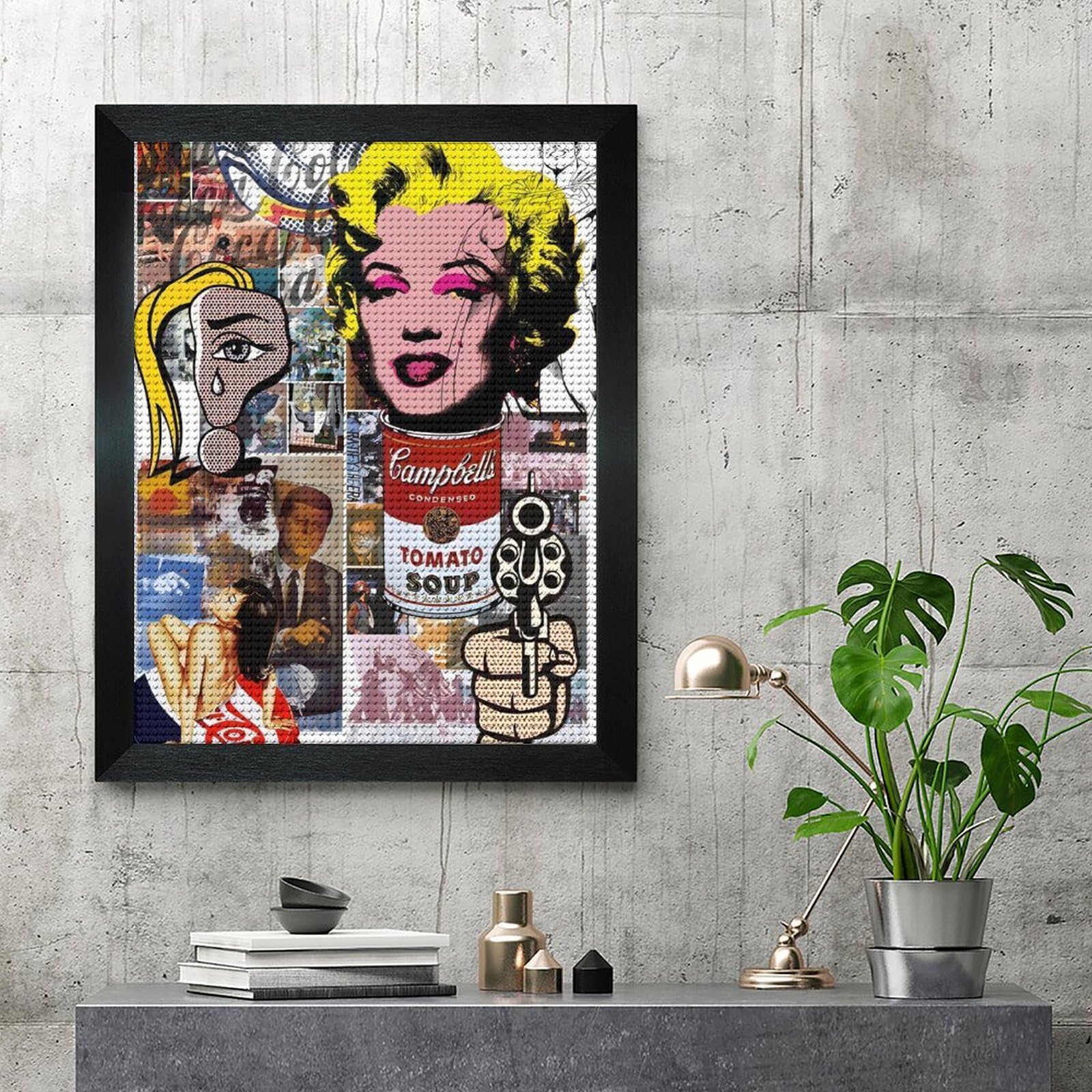 Amazon.co.jp: ダイヤモンドアート アンディウォーホル マリリン