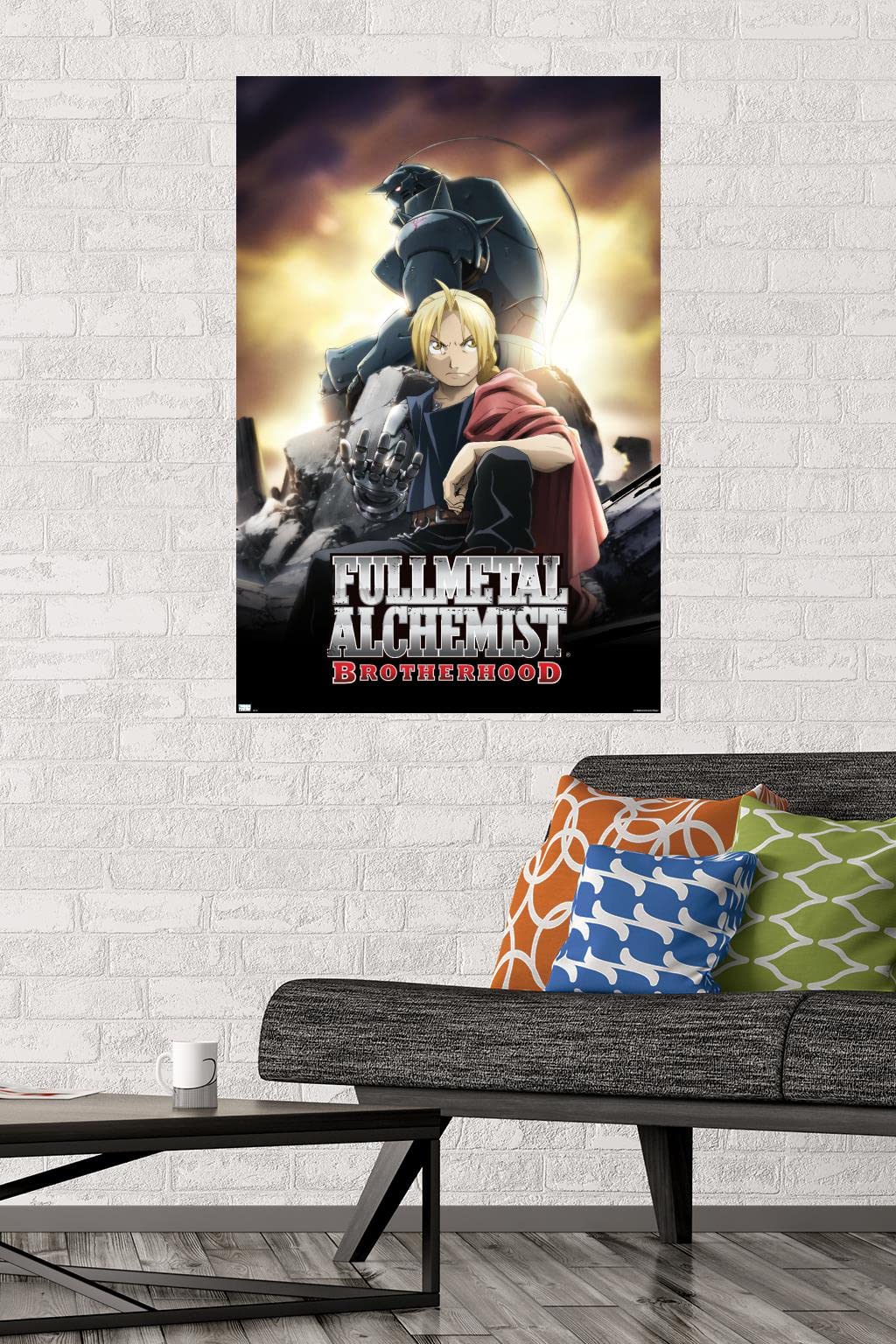 Amazon.com: Fullmetal Alchemist: Brotherhood - Key Art 1 Wall