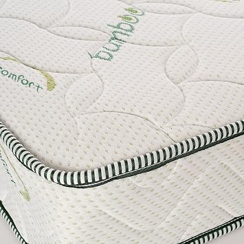 heyner Bamboo Baby Bed 70 x 110 cm Soft Luxury Orthopedic Green