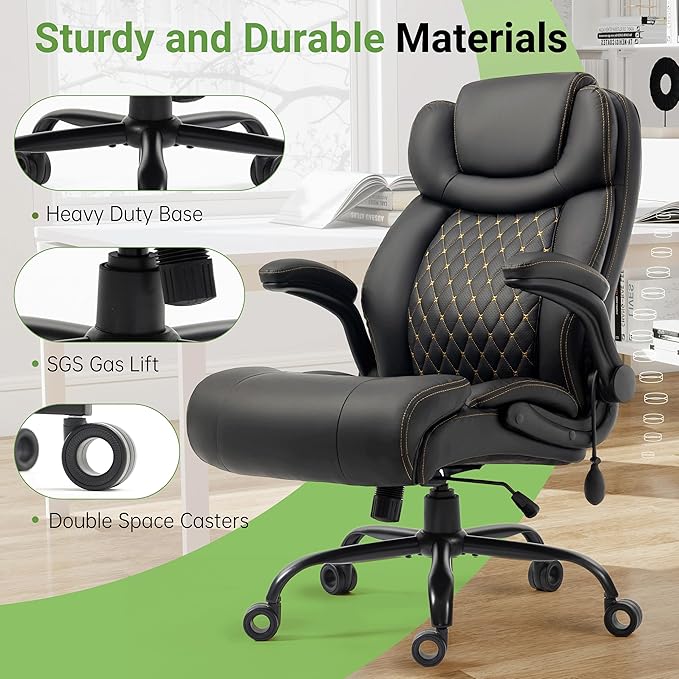 Silla De Oficina Ejecutiva Ergonómica Con Soporte Lumbar Neg miniatura 8