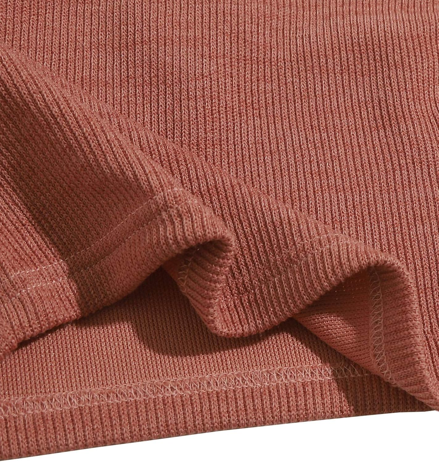 SheIn Women's Plain One Shoulder Stretchy Ribbed Knit Crop Top