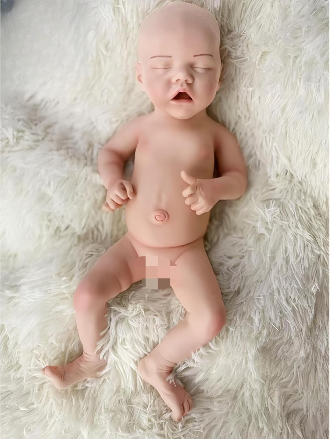 Realistic Reborn Baby Doll - 17 Inch Full Silicone Doll & Lifelike - Cherished Companion and Excellent Gift for Kids - Christmas & New Year Present